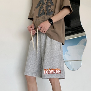 DD3677P28五分裤男夏短裤韩版潮流ins港风宽松短裤潮牌运动休闲图片