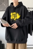 L2457P48宽松薄外套秋冬字母印花连帽卫衣新款男大码卫衣运动帽衫，男装卫衣，星座510A-6