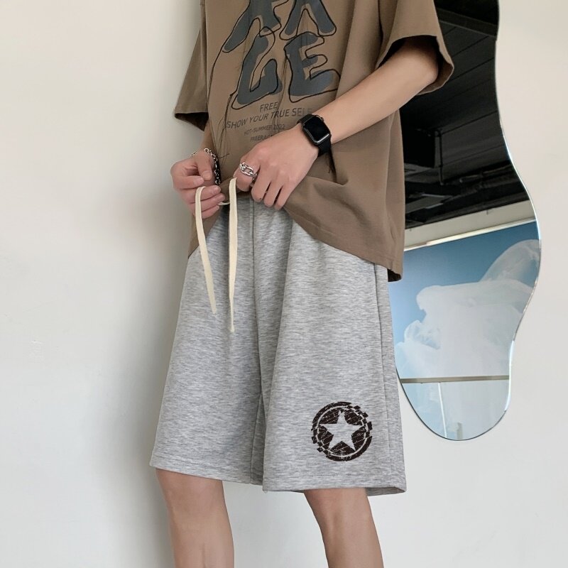 DD3684P28宽松短裤潮牌运动休闲五分裤男夏短裤韩版潮流ins港风,男装休闲裤,星座510A-6