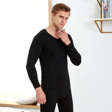 NA2698P18秋冬保暖内衣套装加绒男士无痕保暖内衣薄款V领秋衣秋裤，保暖内衣，星座510A-6