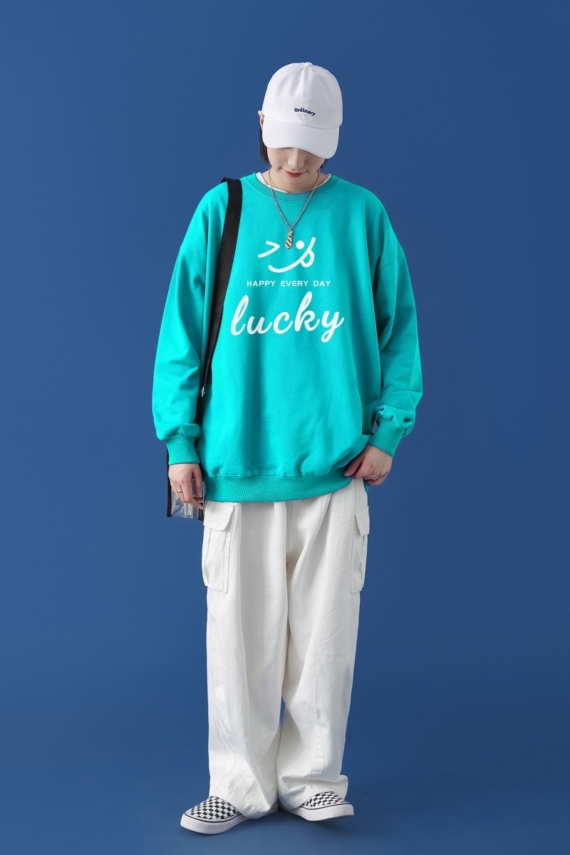 L2559P48中性模特新款卫衣男装宽松港风日系外套连帽衣服宽松卫衣,男装卫衣,星座510A-6