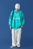 L2559P48中性模特新款卫衣男装宽松港风日系外套连帽衣服宽松卫衣，男装卫衣，星座510A-6
