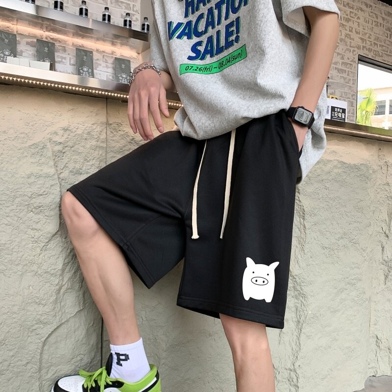 DD3680P28韩版潮流ins港风宽松短裤潮牌运动休闲五分裤男夏短裤,男装休闲裤,星座510A-6