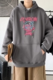 L2449P48延续潮流元素潮趣文字字母印花常规款连帽卫衣男，男装卫衣，星座510A-6