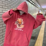 LF7342P68秋冬款直播品质棉卫衣2023水洗连帽卫衣男士落肩款，男装卫衣，星座510A-6