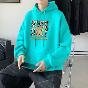 L2541P48秋冬新款卫衣男装宽松港风日系外套连帽衣服宽松卫衣图片