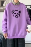 Y2458P38主推2021秋季ins潮男士潮趣印花卫衣时尚圆领宽松上衣，男装卫衣，星座510A-6
