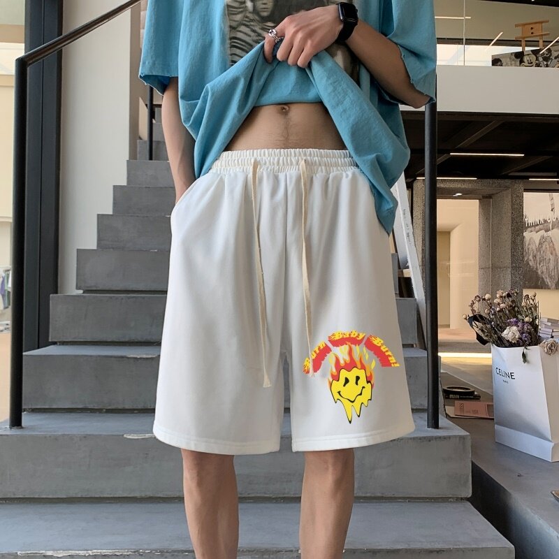 DD3679P28韩版潮流ins港风宽松短裤潮牌运动休闲五分裤男夏短裤,男装休闲裤,星座510A-6