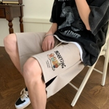网红短裤男夏季薄款2025潮牌运动休闲美式大码青少年华夫格五分裤，男装休闲裤，星座510A-6