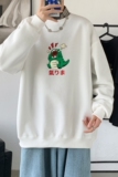 Y2851P38港风模特秋新款港风ins外套学生男卫衣圆领套头印花卫衣，男装卫衣，星座510A-6