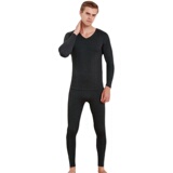 NA2698P18秋冬保暖内衣套装加绒男士无痕保暖内衣薄款V领秋衣秋裤，保暖内衣，星座510A-6