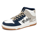 X5653P52秋季高帮板鞋男款小众设计潮流增高休闲运动小白鞋2022，男鞋靴子，星座510A-6