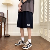 DD6311P28控39夏季宽松阔腿中裤速干透气休闲运动短裤五分裤，男装休闲裤，星座510A-6