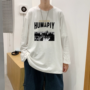 TC4007P30男士长袖T恤2023新款纯棉卫衣秋装上衣服男青少年打底丅图片