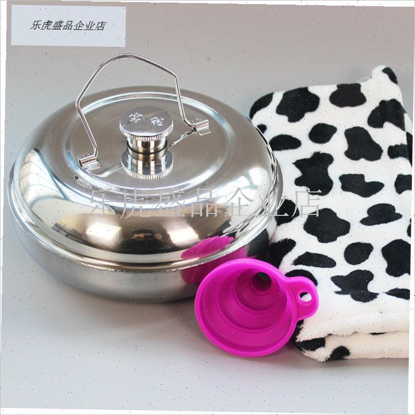 加厚不锈钢汤婆子暖手宝大号暖水C壶注水防爆热水袋老人暖脚壶老.