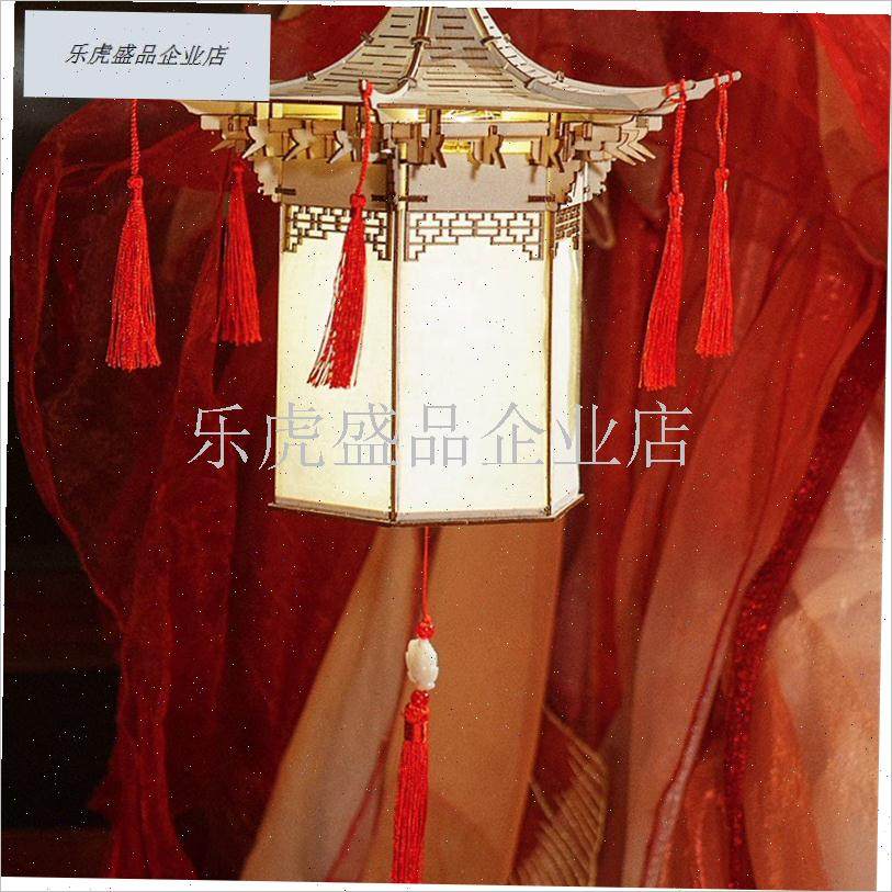 2025年中秋h节手提灯笼diy材料中式手绘非遗手工自制花灯古风宫.