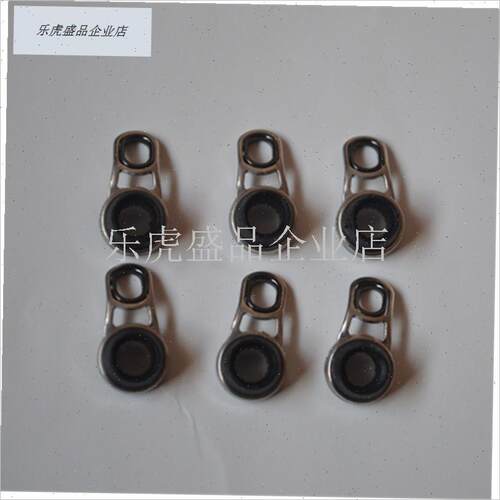 全斜方形导环过j线环陶瓷环DIY改装矶杆高脚导眼X鱼竿垂钓配件.