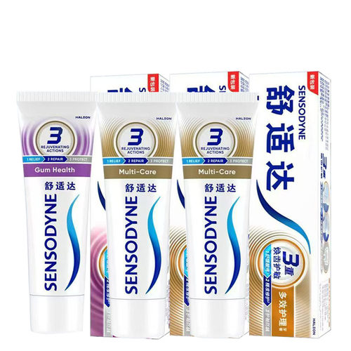 舒适达牙膏100g多效牙龈美白配方薄荷牙膏
