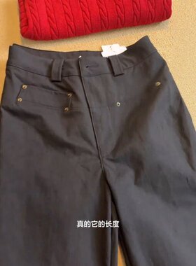 黑色通勤直筒休闲裤女春夏新款大码胖妹妹宽松显瘦高腰垂感阔腿裤