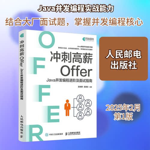 冲刺高薪Offer Java并发编程进阶及面试指南梁建全 编9787115655523书籍\/杂志\/报纸/计算机/网络/计算机软件工程（新）