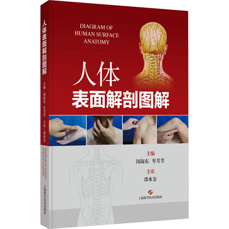 人体表面解剖图解国海东,牟芳芳 编9787547868232书籍\/杂志\/报纸/医学卫生/外科学