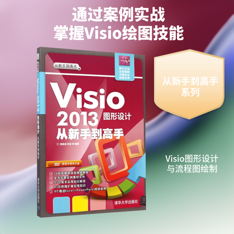 Visi203图形设计从新手高郭新房,孙岩 等 编著 著作9787302372233书籍/杂志/报纸/计算机/网络/图形图像/多媒体（新）