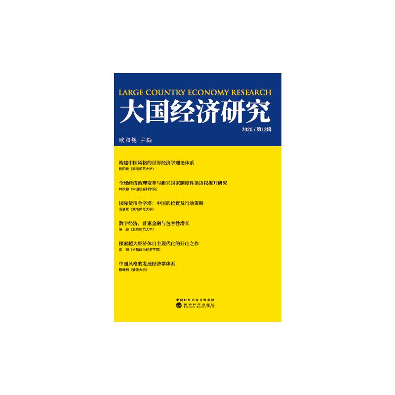 大国经济研究2020（2辑）欧阳峣9787521827873书籍\/杂志\/报纸/经济/经济理论