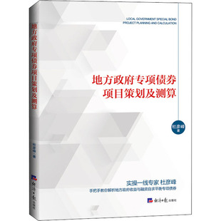 地方专项债券项目策划及测算杜彦峰9787519606794书籍\/杂志\/报纸/经济/保险业