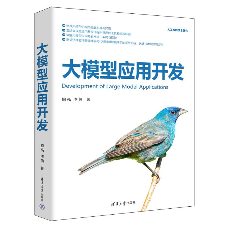 大模型应用开发鲍亮、李倩 著9787302700838书籍\/杂志\/报纸/计算机/网络/计算机软件工程（新）
