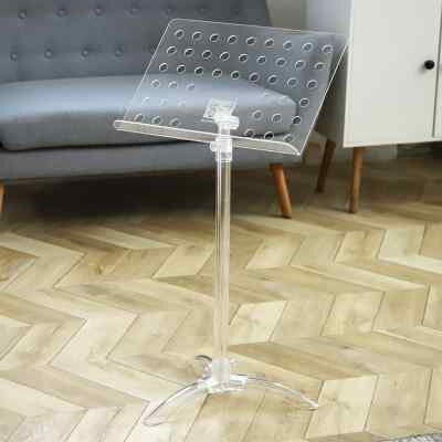 Saysn思雅晨全透明乐谱架大小提琴吉他曲谱台家用便携式可升降