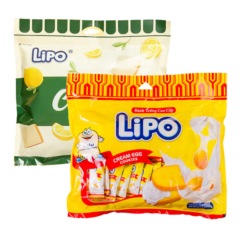 【官旗直售】Lipo面包干（原味260g+柠檬味260g ）饼干零食早餐