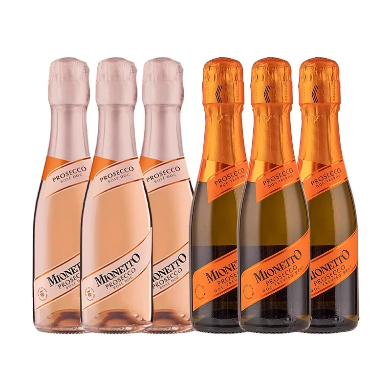Итальянская оригинальная бутылка импортированного вина Mionetto Prosecco Menidoprosek начинается с 200 мл вина