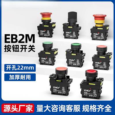 LA38-BN按钮开关EB2M按压式