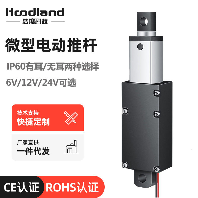 电动推杆伸缩杆12/24v小微型直流