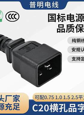 C20横孔品字公对品字尾延长线