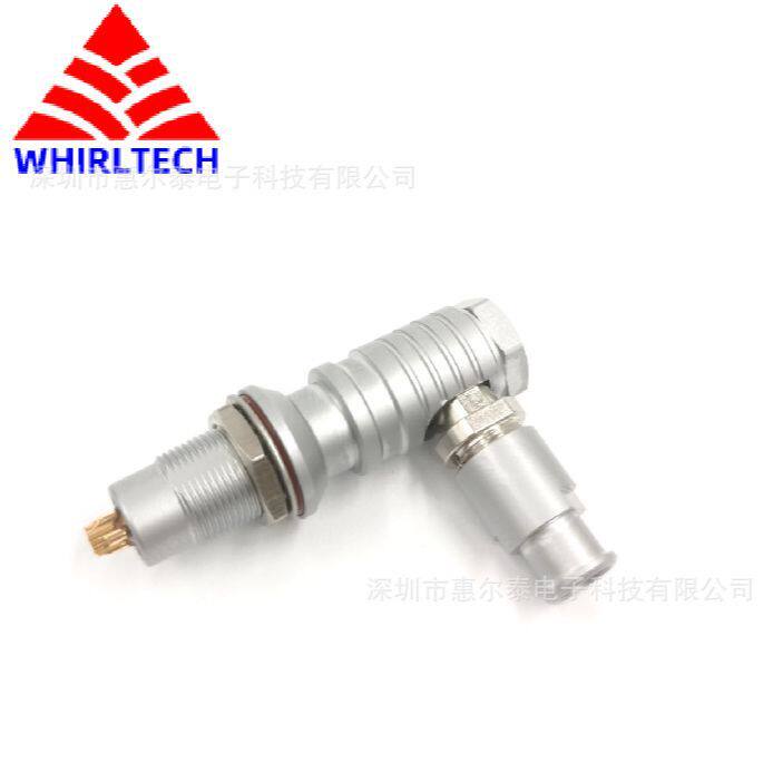 FHG弯式推拉自锁航空插头兼容O