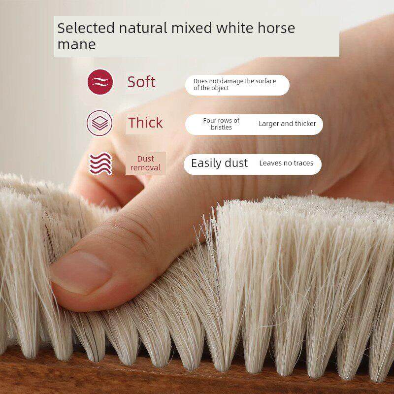 日本床上扫地刷家用扫帚新马毛灰尘刷软毛神器羊毛大衣梳洗刷