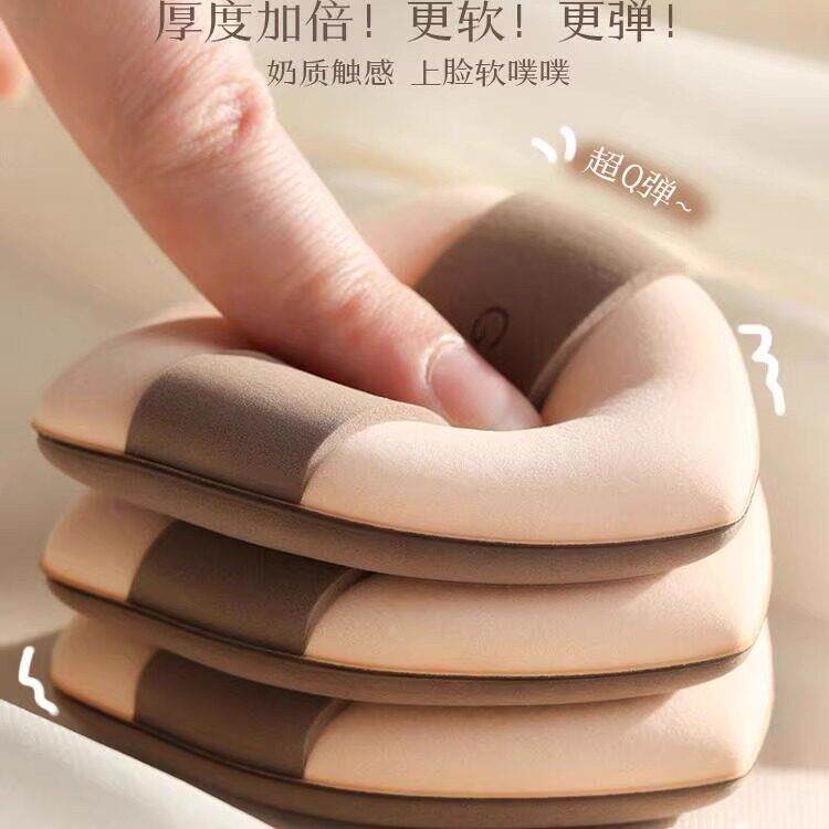 日本粉扑超化不吃粉干 湿软RQN两用粉底液专用妆气垫干美妆蛋上妆
