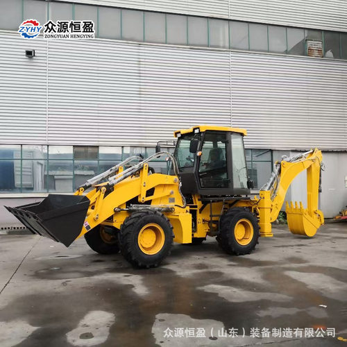 两头忙铲挖一体 众源backhoe wheel loader两头忙挖掘装载机