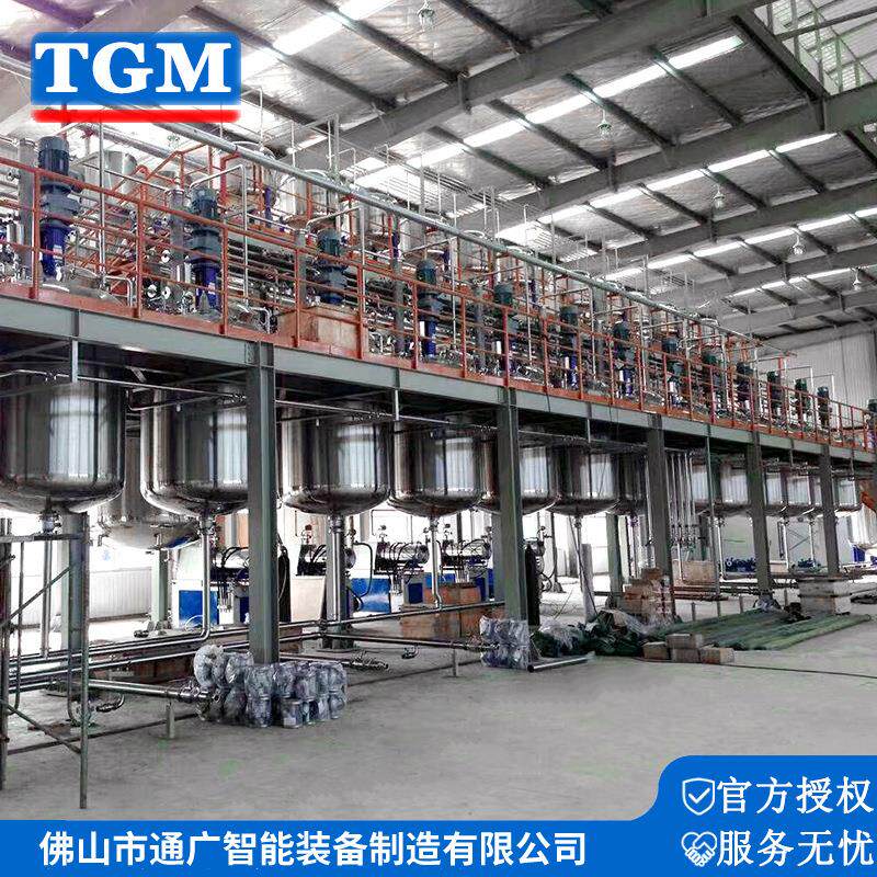 广东厂家供应油漆FYF乳胶合漆混备油墨涂化工成套设备树料设脂调