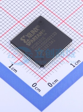 可编程逻辑器件(CPLD/FPGA) XC3S100E-4VQG100C VQFP-100 XILINX/