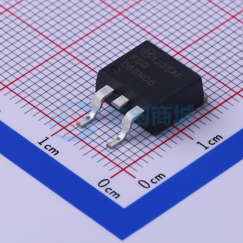 场效应管(MOSFET) FDB088N08 D2PAK onsemi(安森美) 电子元件配单