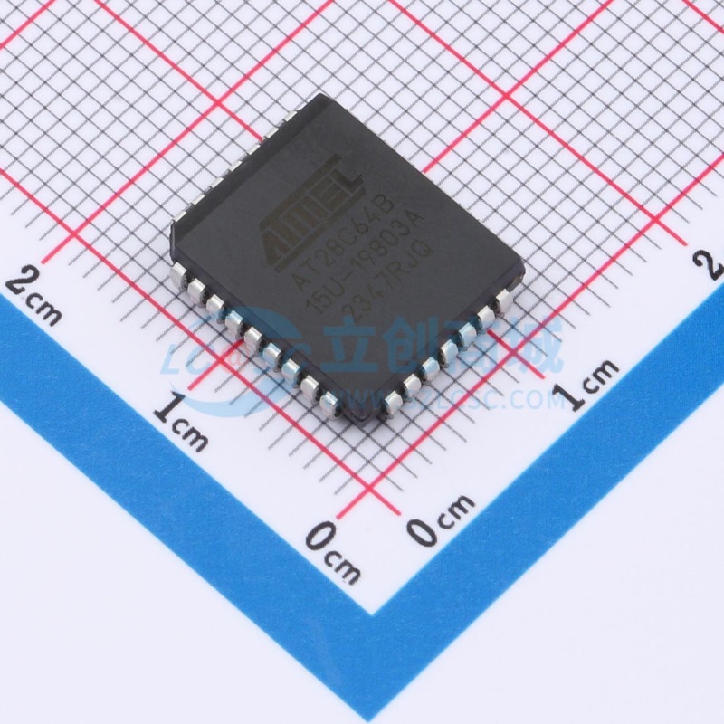 EEPROM AT28C64B-15JU PLCC-32(11.4x14) MICROCHIP(美国微芯)