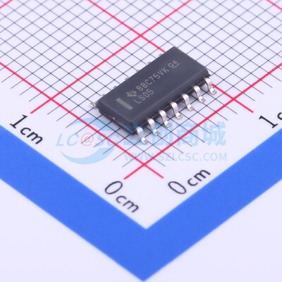 反相器 SN74LS05DR SOIC-14 TI/德州 电子元器件配单原装正品