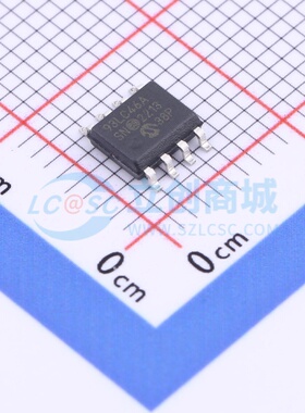 EEPROM 93LC46A-I/SN SOIC-8 MICROCHIP(美国微芯) 电子元件配单