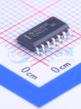运算放大器 TLV4172IDR SOIC-14 TI/德州 电子元器件配单原装正品