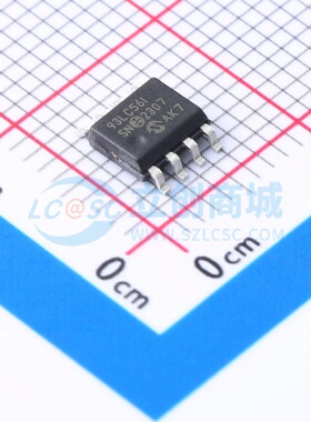 EEPROM 93LC56-I/SN SOIC-8 MICROCHIP(美国微芯) 电子元器件配单