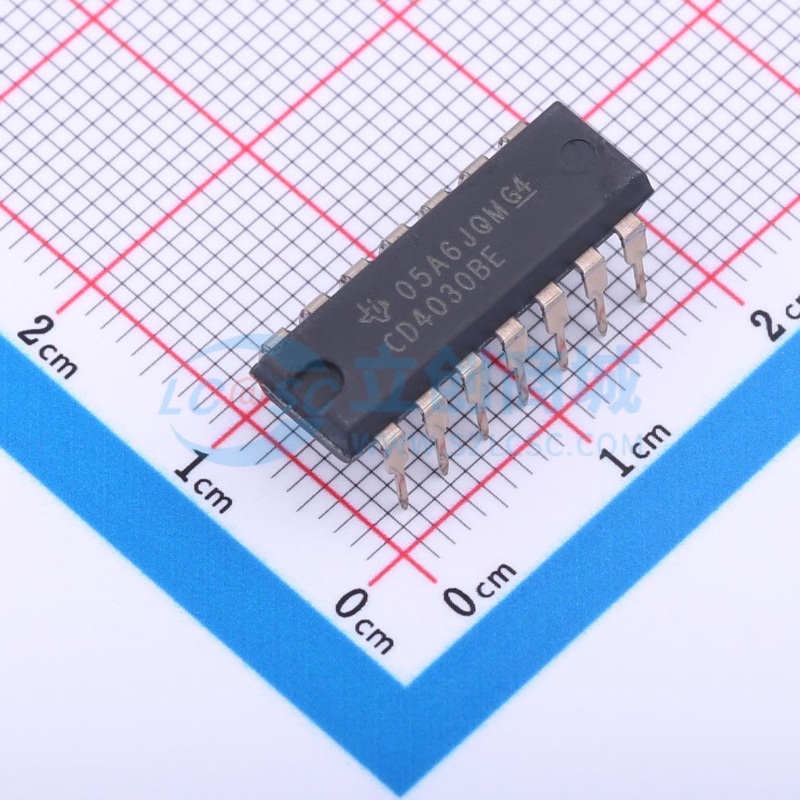 逻辑门 CD4030BE PDIP-14 TI/德州 电子元器件配单原装正品