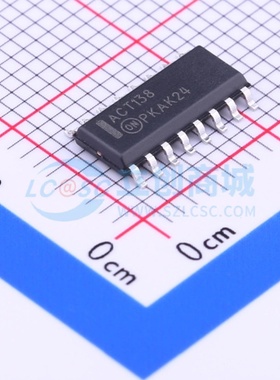 信号开关/编解码器/多路复用器 74ACT138SCX SOIC-16 onsemi(安森