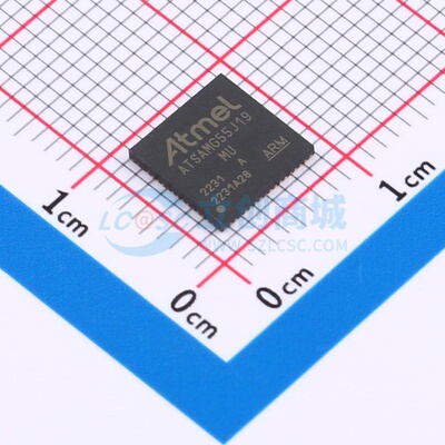 单片机(MCU/MPU/SOC) ATSAMG55J19A-MU QFN-64(7.5x7.5) MICROCHI
